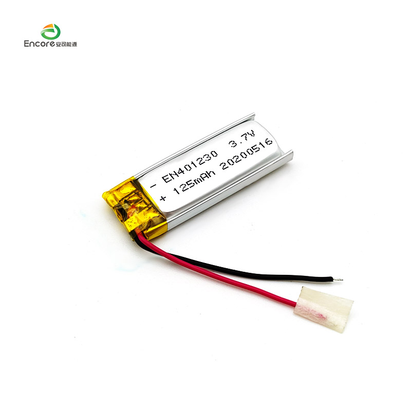 3,7v 125mah Smart киілетін құрылғылар Lipo батареясы